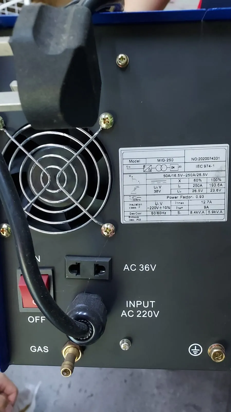 AIKO MIG250GL Welding Machine (Gasless) | Model : W-MIG250-GL