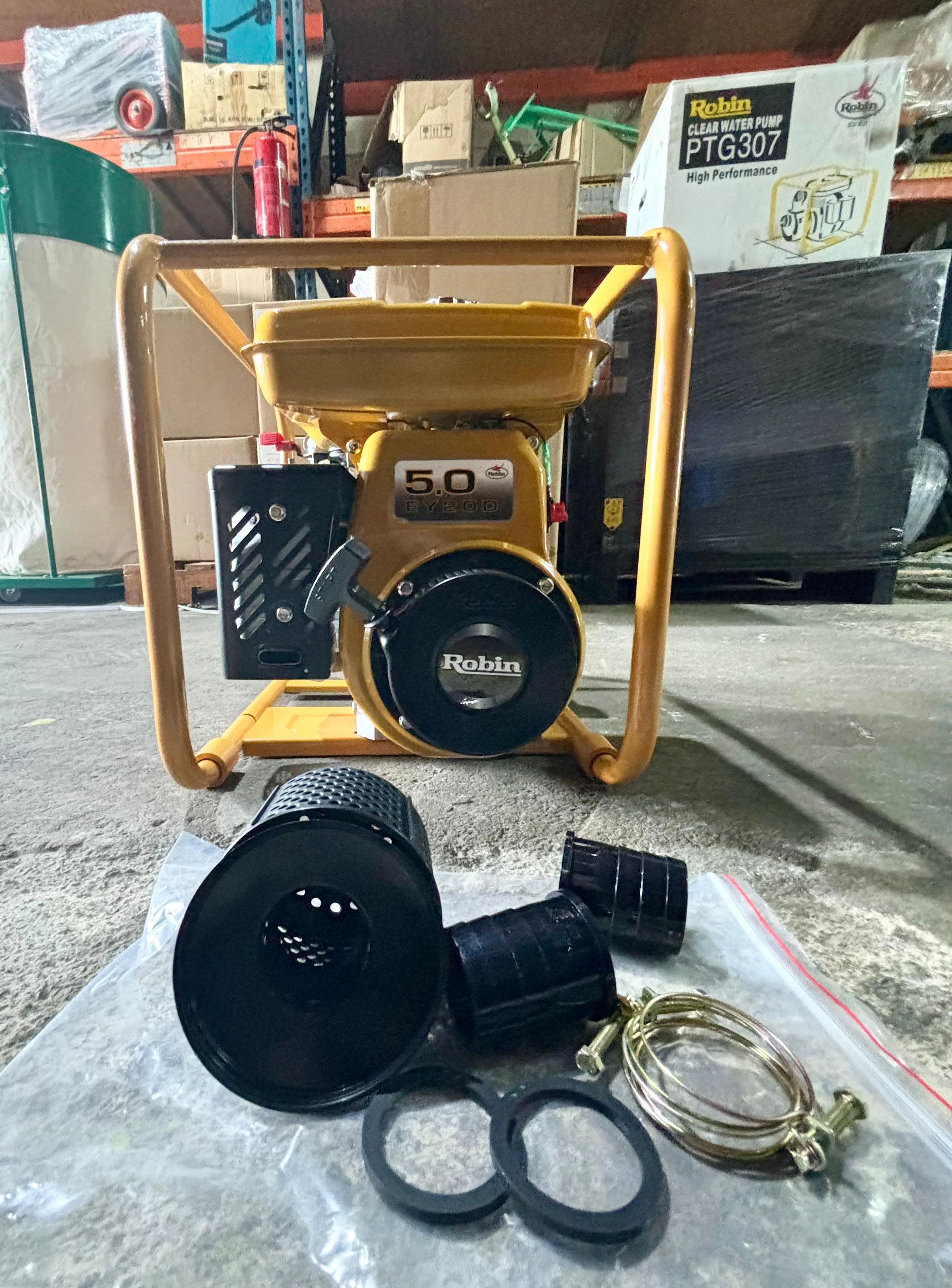 Aiko Petrol Water Pump 2X2 C/W EY20 Robin S Engine | Model : WP-PTG208-EY20