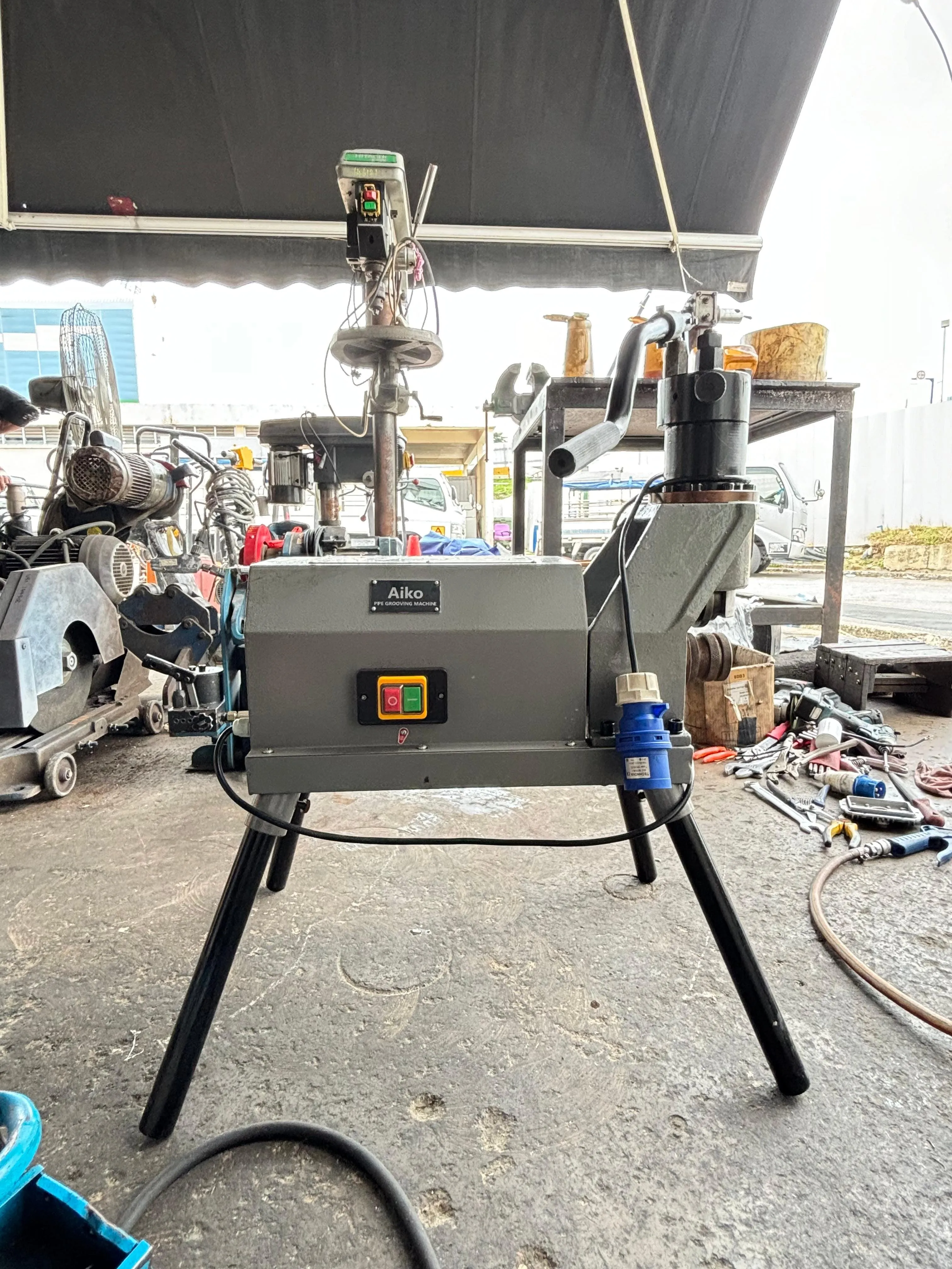 Aiko Pipe Grooving Machine 1-8 240V 50HZ #GC-8N | Model : GC-8N
