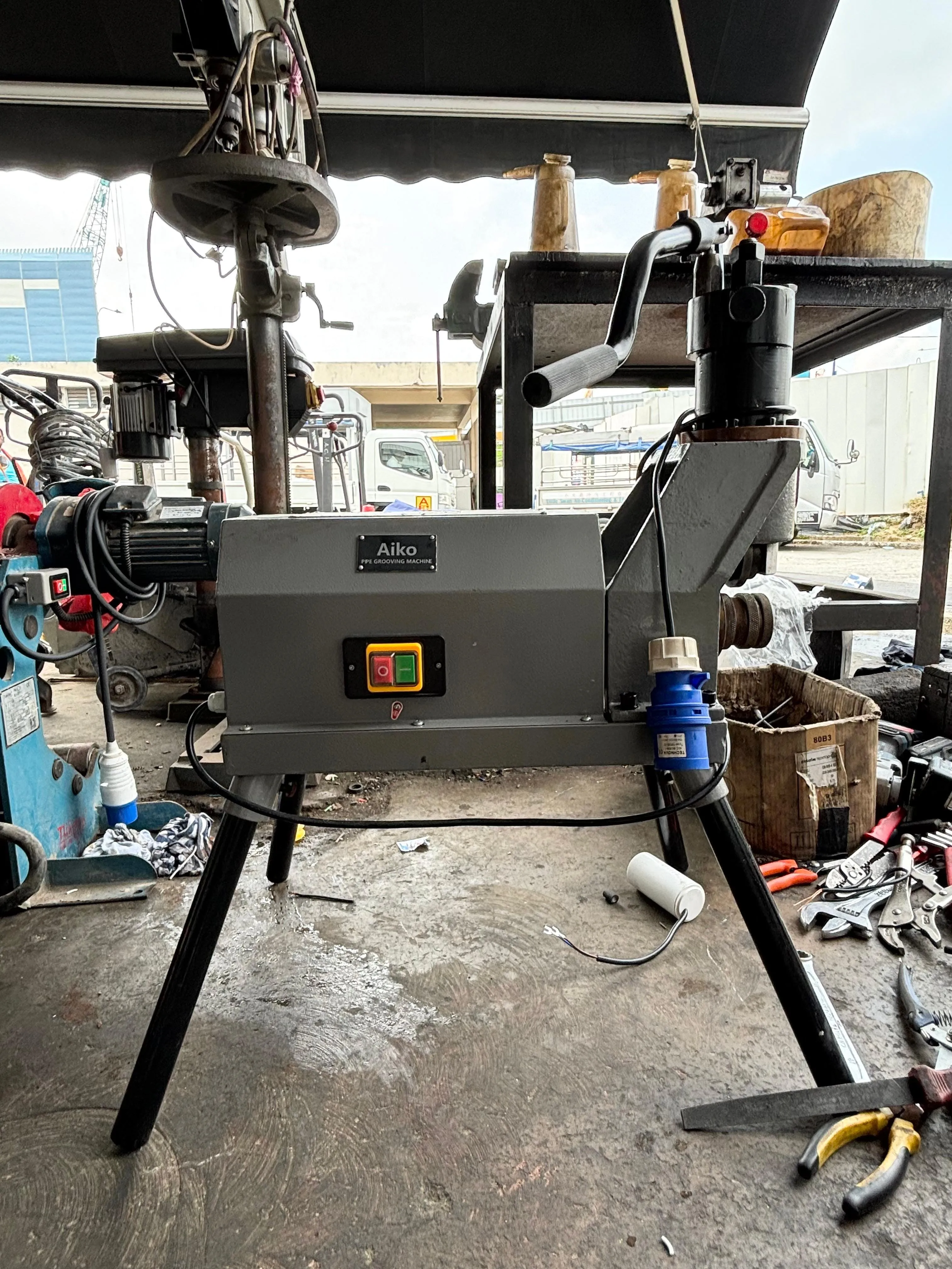 Aiko Pipe Grooving Machine 1-8 240V 50HZ #GC-8N | Model : GC-8N
