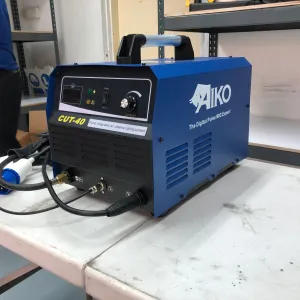 Aiko Plasma Machine Cut 40 C/W Air Compressor. 5M P31 & 1.5M Earth Cable | Model : W-CUT40-AC