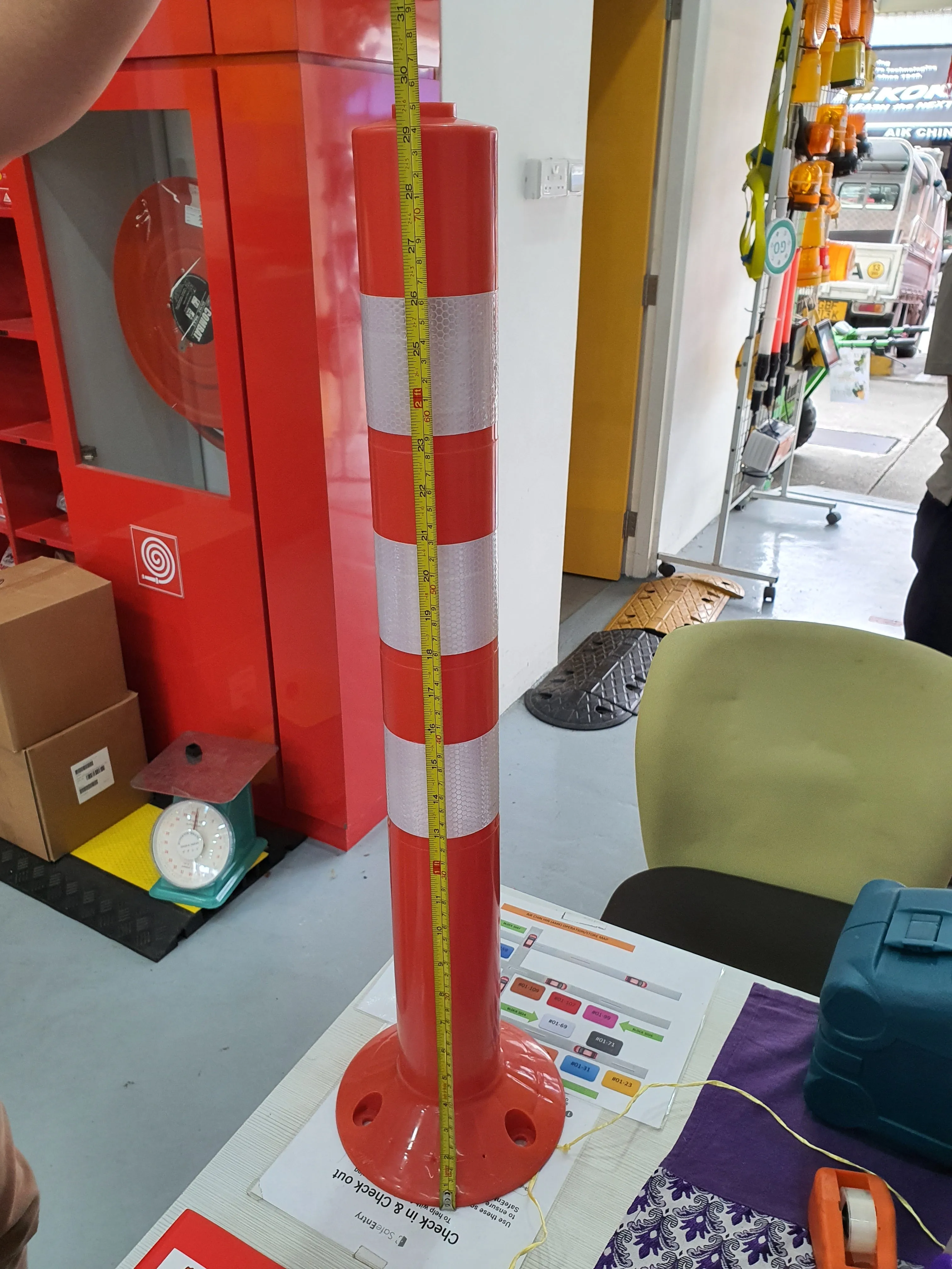 Aiko Plastic Bollard 75Cm #7204 | Model : CONE-7204