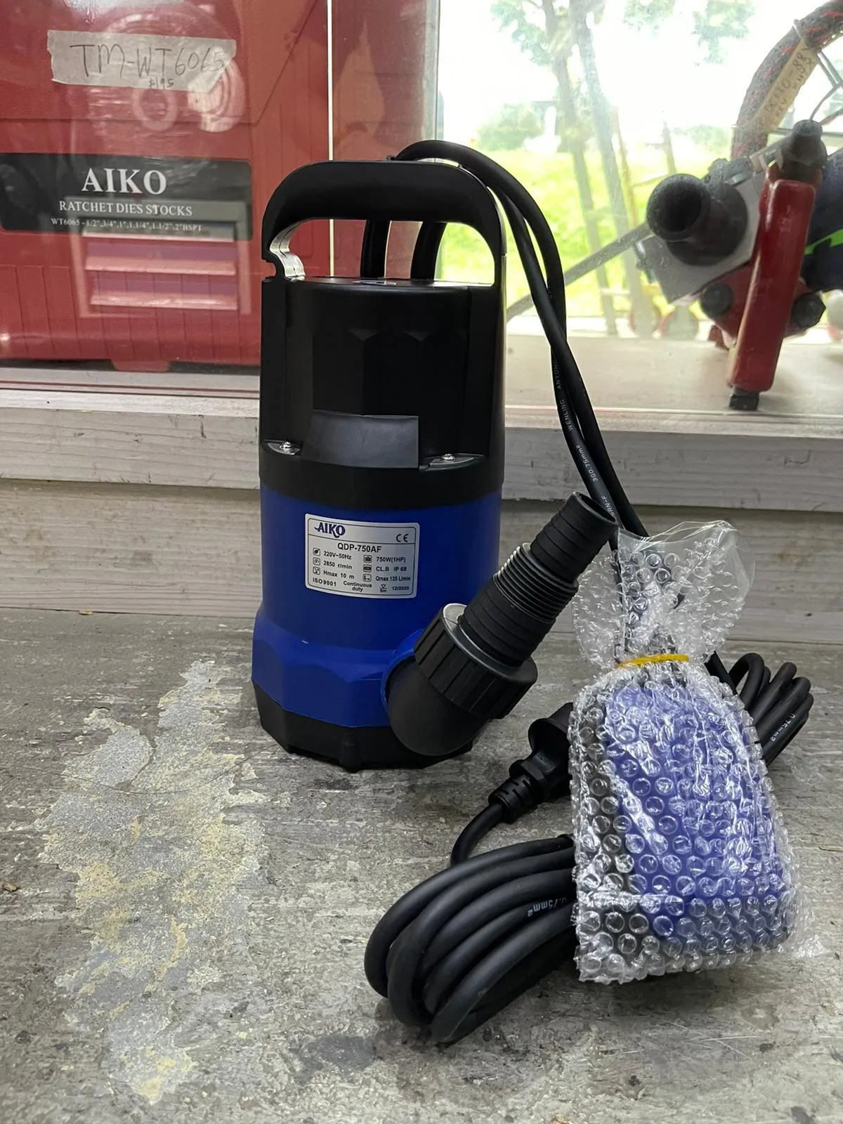 Aiko Submersible Pump (Without Float or Auto/ with float ) 1.5 0.5/1 Hp  | Model : WP-QDP