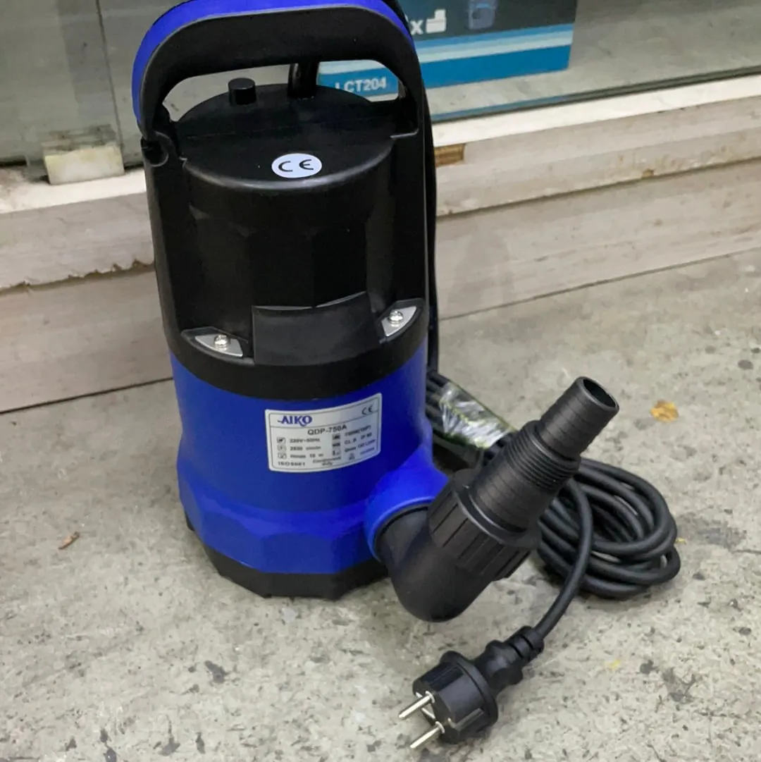 Aiko Submersible Pump (Without Float or Auto/ with float ) 1.5 0.5/1 Hp  | Model : WP-QDP