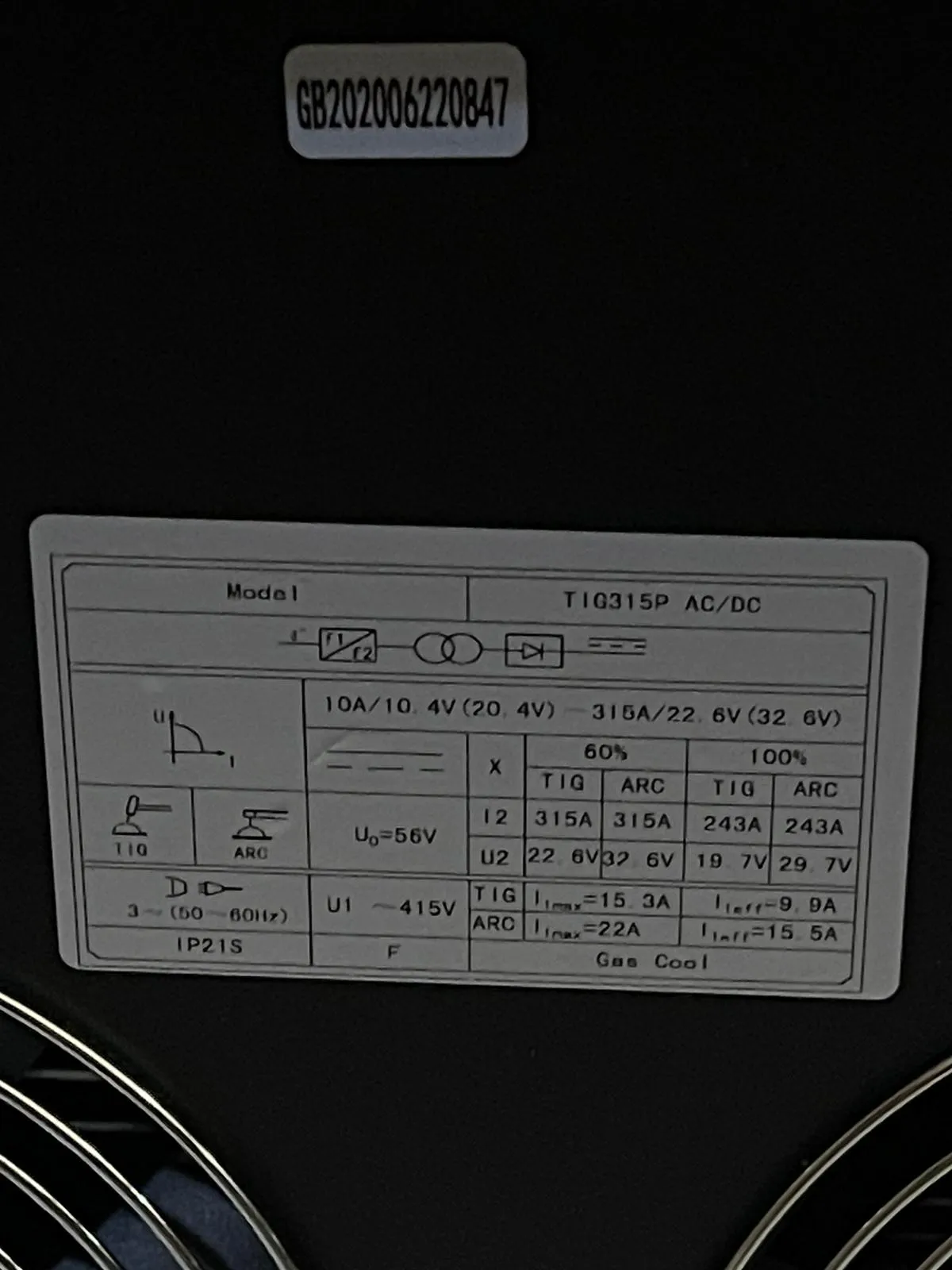 AIKO Tig315P Ac/Dc Welding Set with 415V | Model : W-TIG315P-ACDC