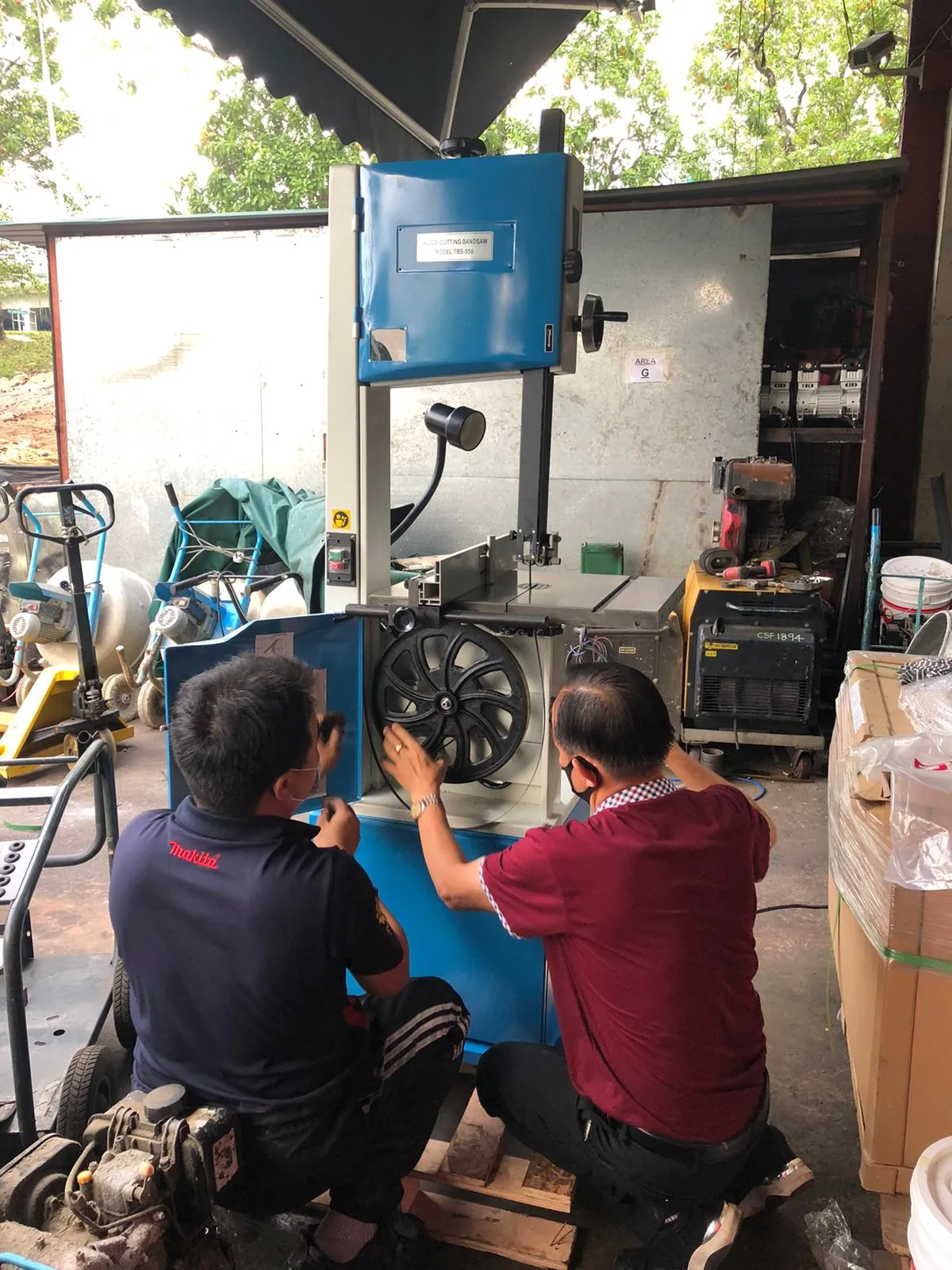 Aiko Vertical Wood Band Saw | Model : BSM-TBS-356