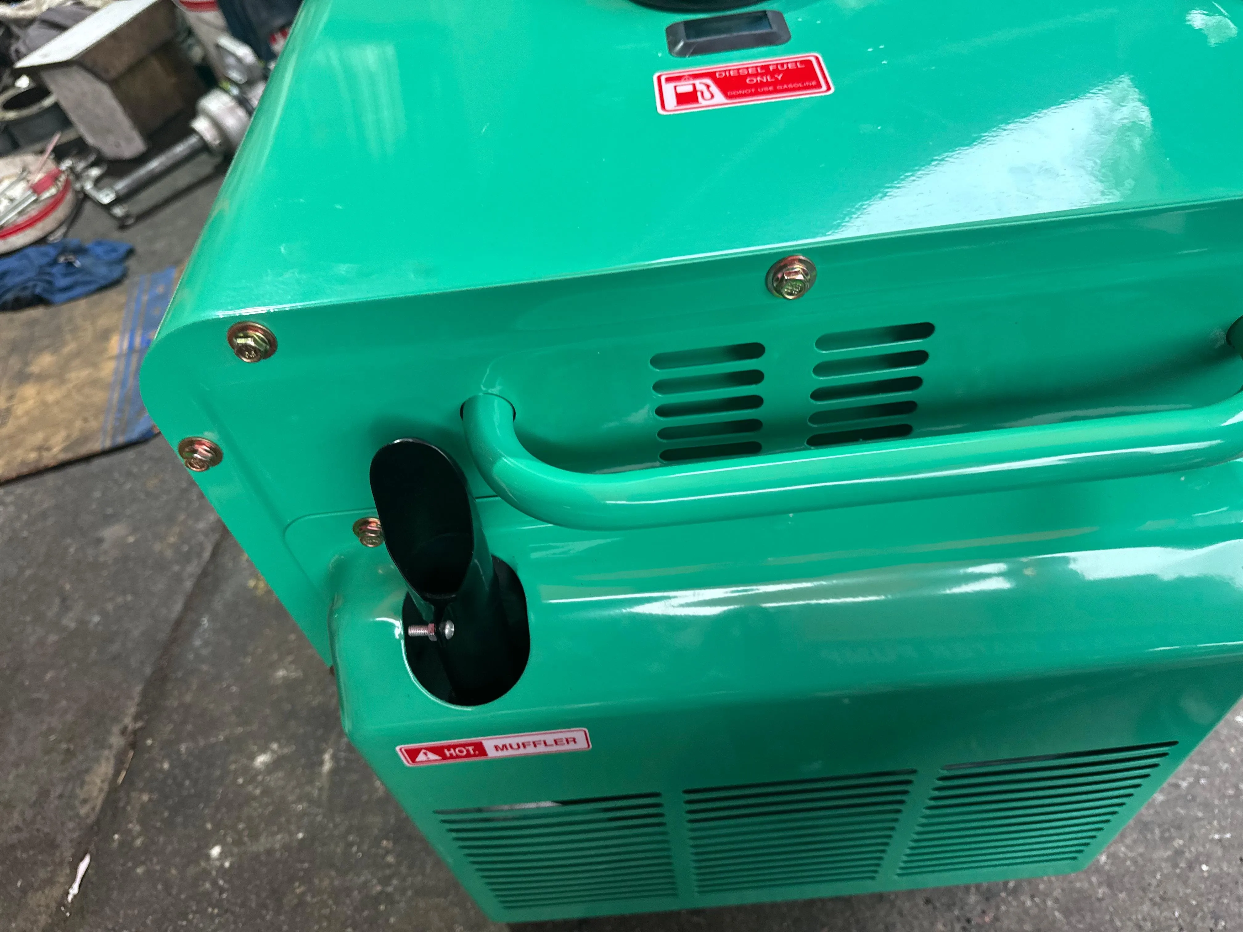 Aiko/Eishin Silent Diesel Generator 6KW 240V 50HZ C/W 188FBE Engine | Model: 7GFLN-188FBE