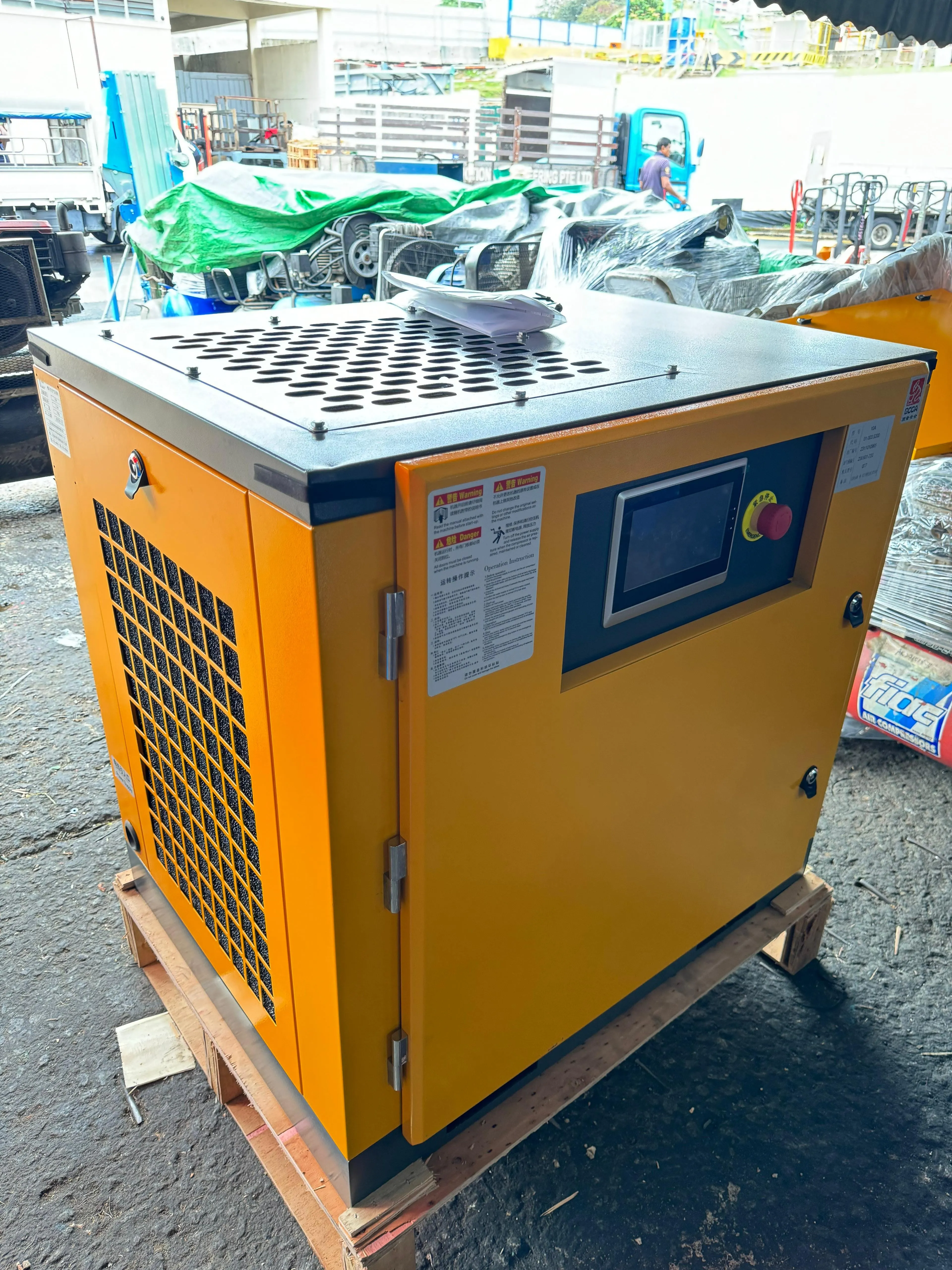 Airstrong 10hp 10 Bar Inverter Direct Screw Air Compressor | Model : A-IV10FS