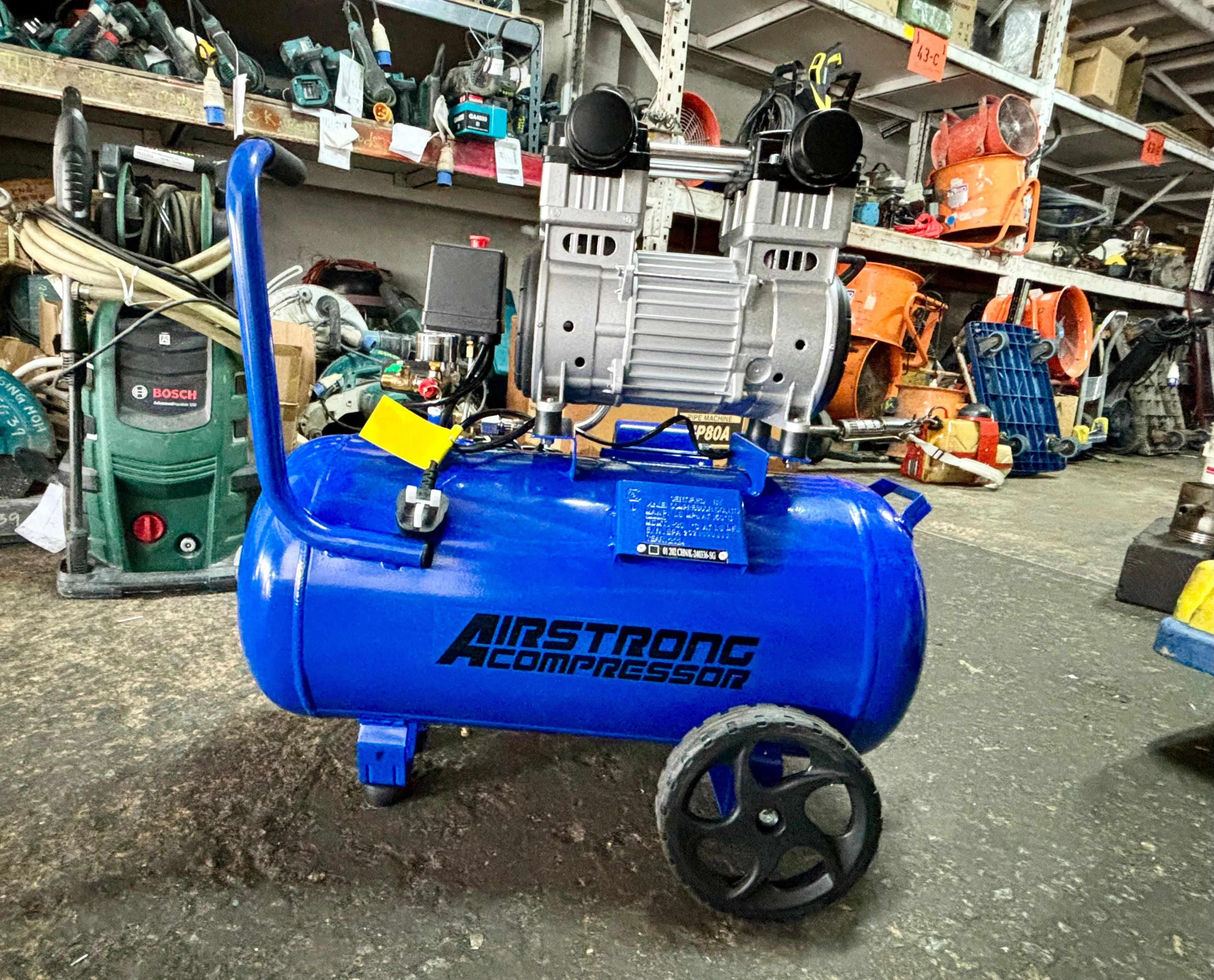 Airstrong 1500W 50L 240V Oil Free & Silent Air Compressor | Model : GDG30-50L