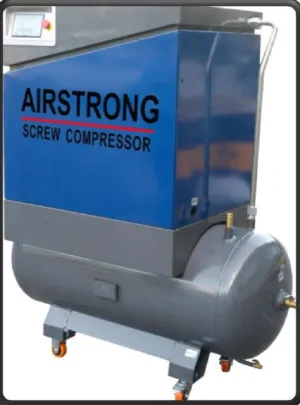 Airstrong 15Hp 12.5Bar 500L Asme Screw | Model : A-KSAMT15HP-12