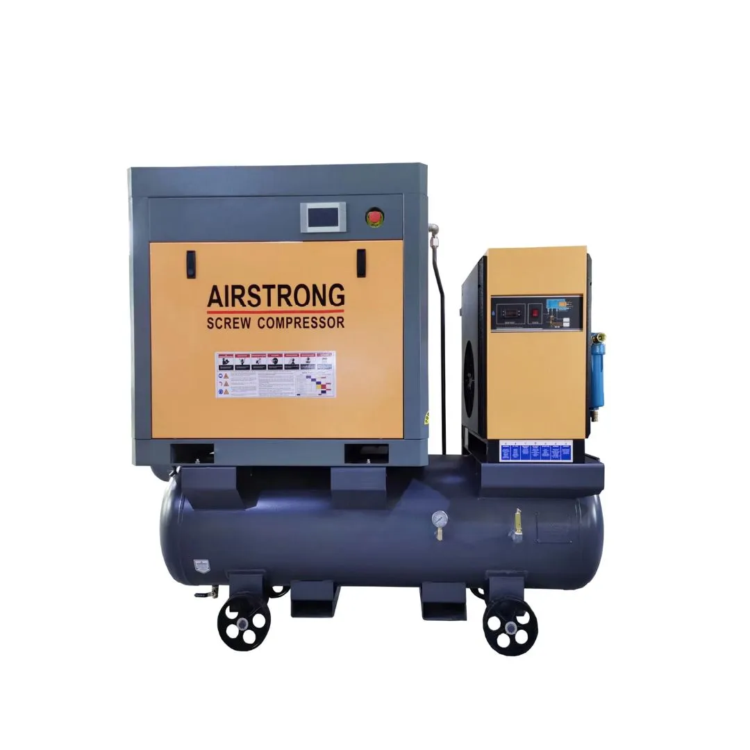 Airstrong 20HP 415V/50Hz 10 Bar 3 in 1 Screw Compressor with Tank & Air Dryer | Model : A-ASPMTD20A