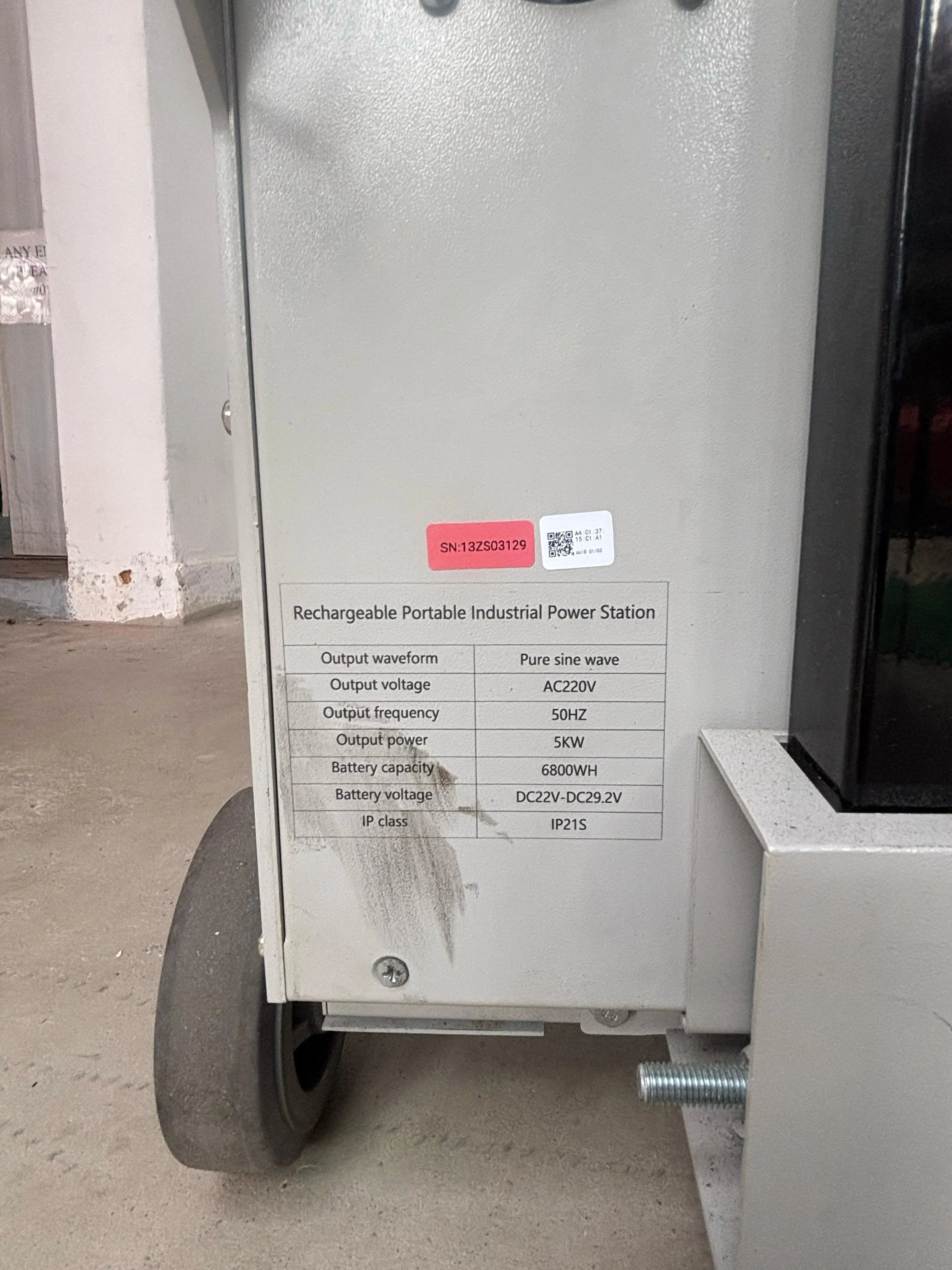Airstrong 230V Rechargeable and Portable Oil Less Tower Light C/W 5KW Generator with LED 100wX4   | Model: SS-NEYY