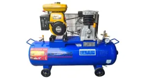 AIRSTRONG 3HP 100L Petrol Gasoline Engine Air Compressor Robin EY20 | Model :  ASSA30-100R