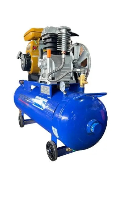 AIRSTRONG 3HP 100L Petrol Gasoline Engine Air Compressor Robin EY20 | Model :  ASSA30-100R