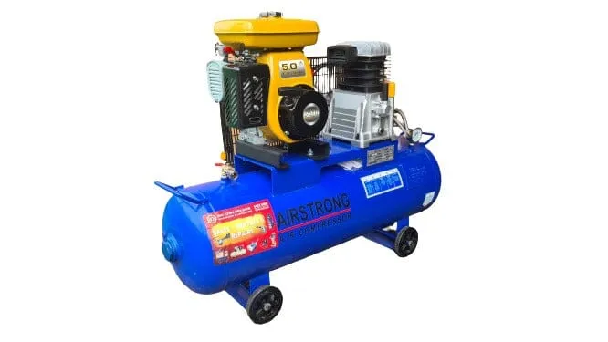 AIRSTRONG 3HP 100L Petrol Gasoline Engine Air Compressor Robin EY20 | Model :  ASSA30-100R