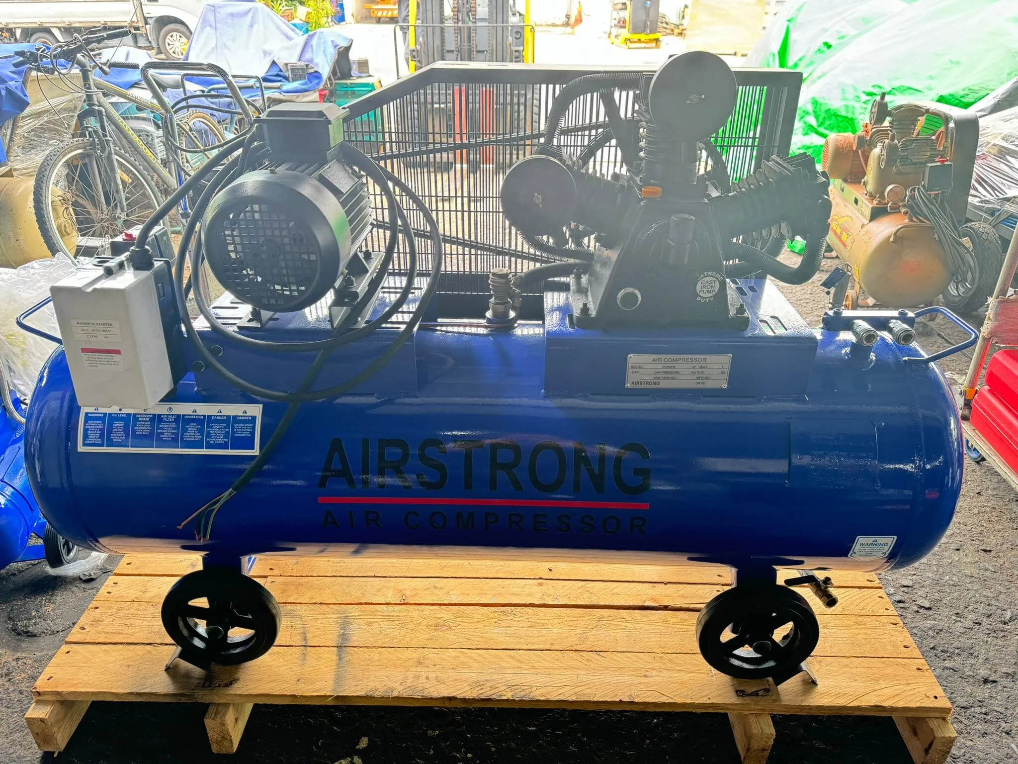 Airstrong 3HP 180L 2 Stage 415V Air Compressor #ASFS30T-180T | Model : ASFS30T-180H
