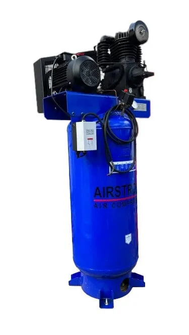 Airstrong 5.5hp 250L 12 Bar 2 Stage 3 Phase Vertical Air Compressor | Model : ASTS55-250V-5.5