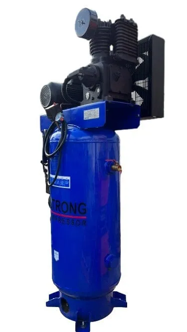 Airstrong 5.5hp 250L 12 Bar 2 Stage 3 Phase Vertical Air Compressor | Model : ASTS55-250V-5.5