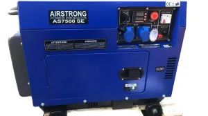 Airstrong 5.5kVA Silent Diesel Generator come with E44B203 (Single Voltage Output) | Model : AS7500SE