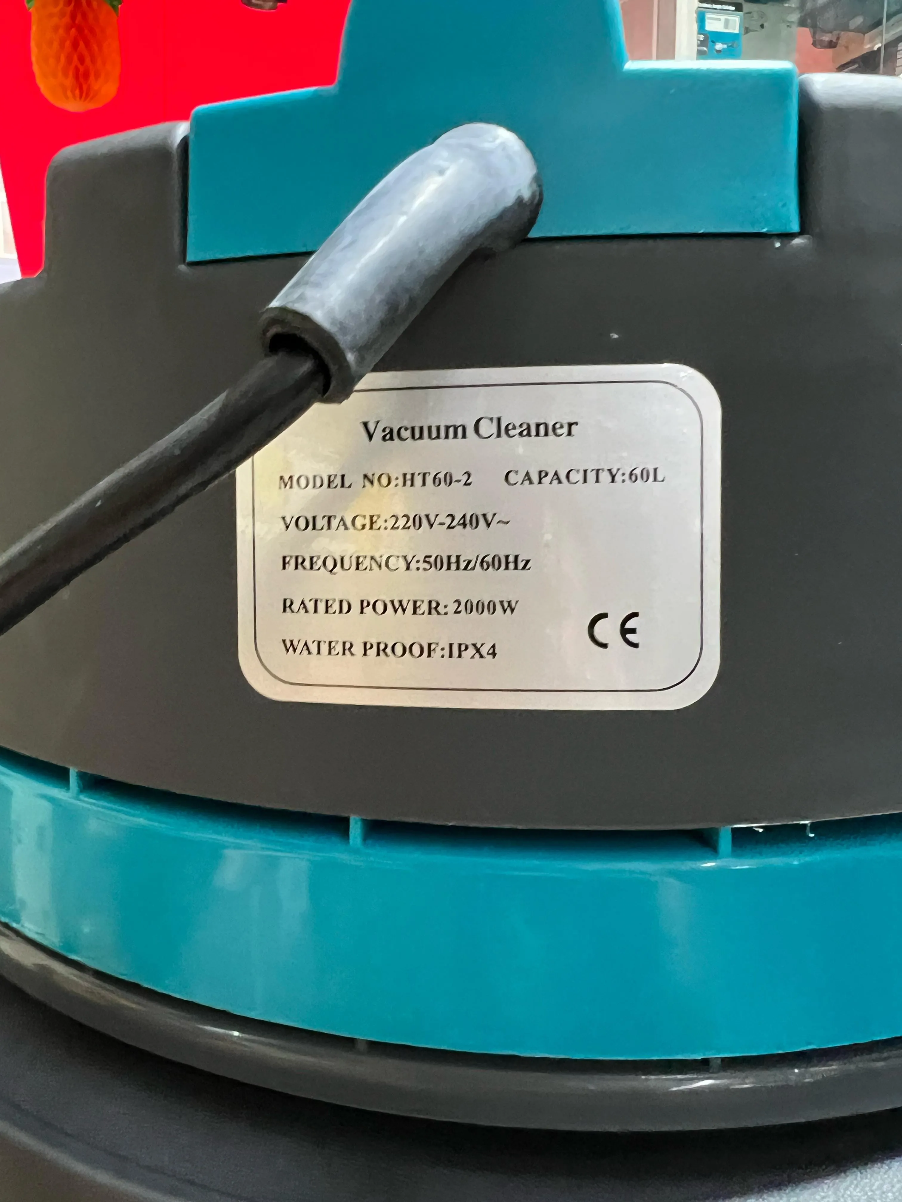 Airstrong 60L 2000W Dual Italy Motor Stainless Steel Wet & Dry Vacuum Cleaner | Model : VC-HT60-2