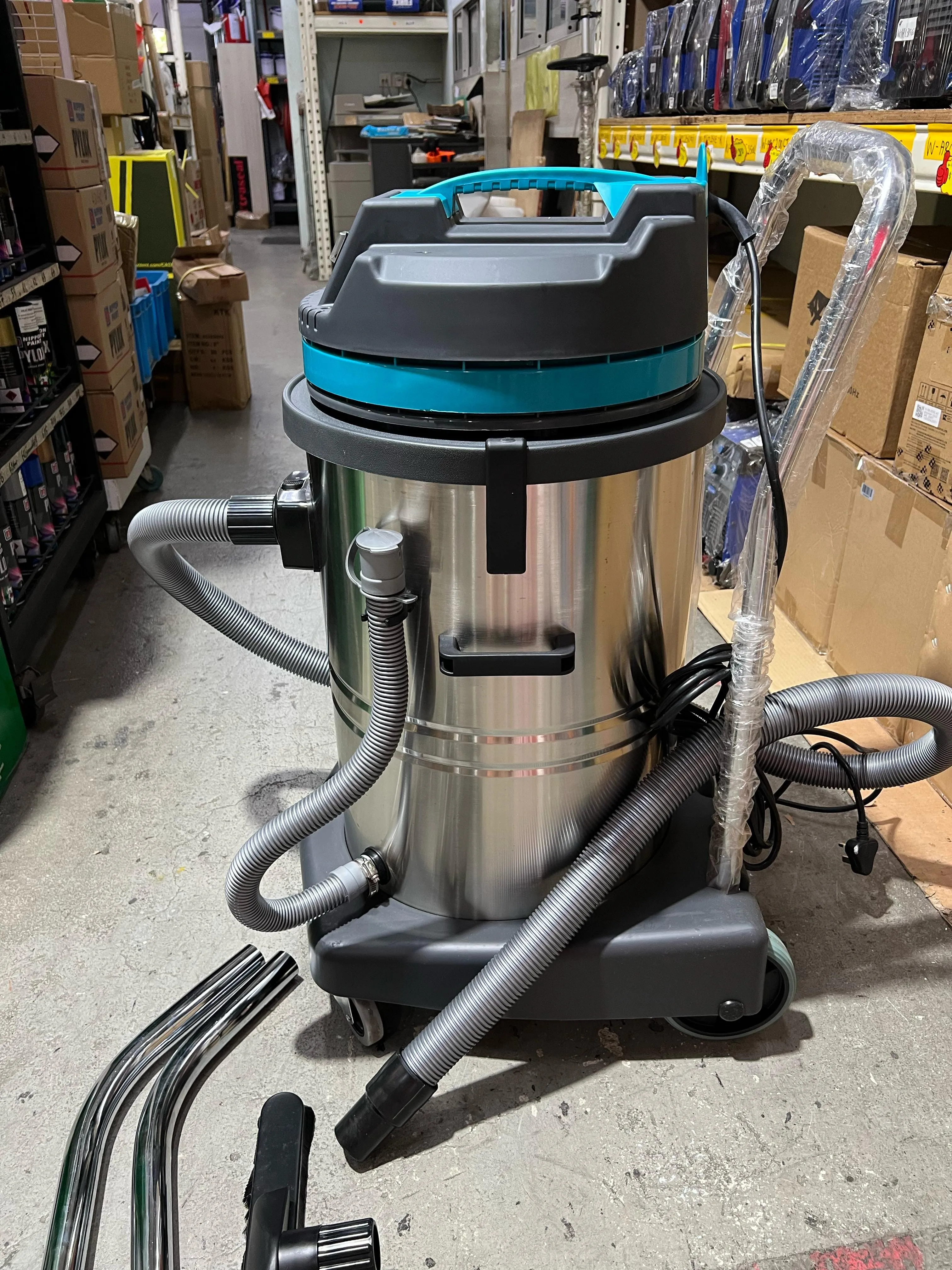 Airstrong 60L 2000W Dual Italy Motor Stainless Steel Wet & Dry Vacuum Cleaner | Model : VC-HT60-2