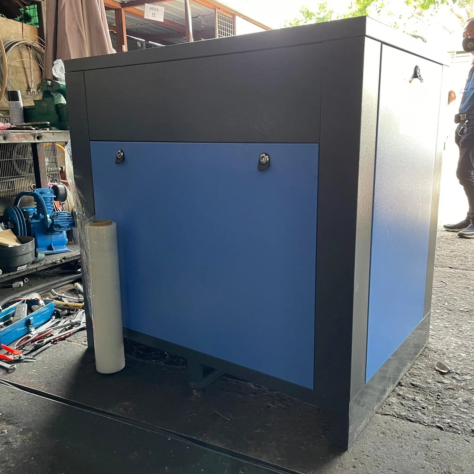 Airstrong ASPM30HP Rotary Inverter Screw Air Compressor with 415V. 30Hp. 10 Bar | Model : ASPM30HP