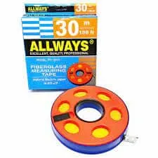 Allways  30M/50M Fiberglass Measuring Tape | Model : MT2-FR