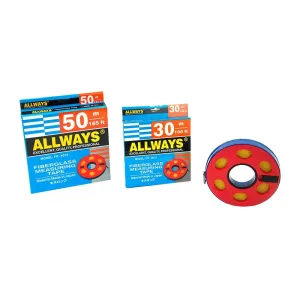 Allways  30M/50M Fiberglass Measuring Tape | Model : MT2-FR