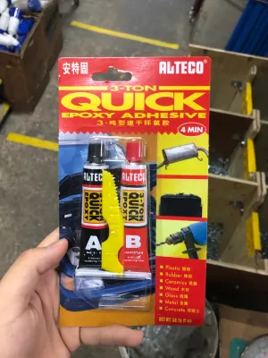 Alteco 3 Ton 4min Quick Epoxy Adhesive A B | Model : EPOXY3T