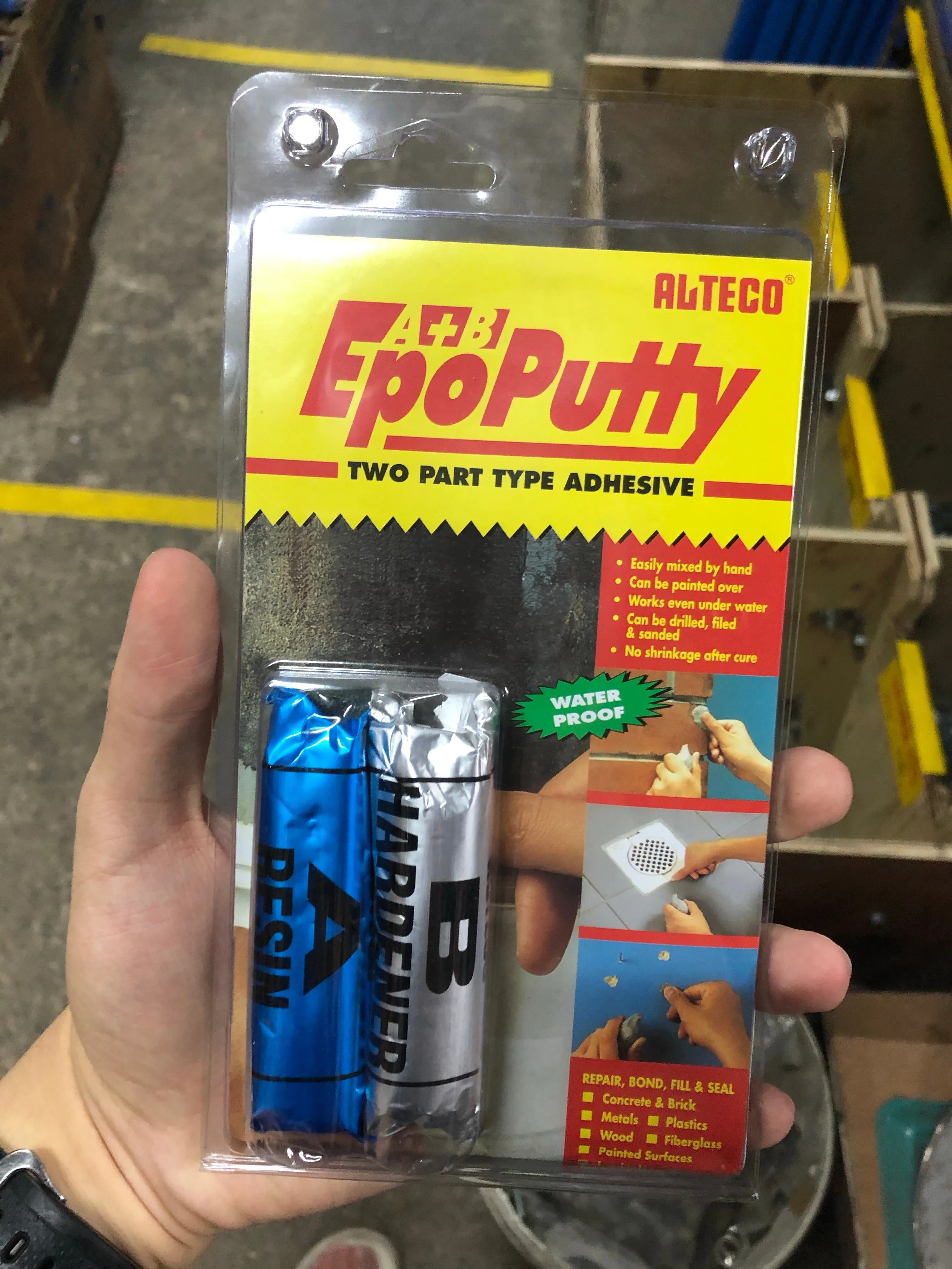 Alteco EpoPutty A B 2 Part Type Adhesive (Epoxy) | Model : PUTTY-A100