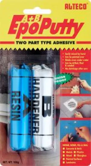 Alteco EpoPutty A B 2 Part Type Adhesive (Epoxy) | Model : PUTTY-A100