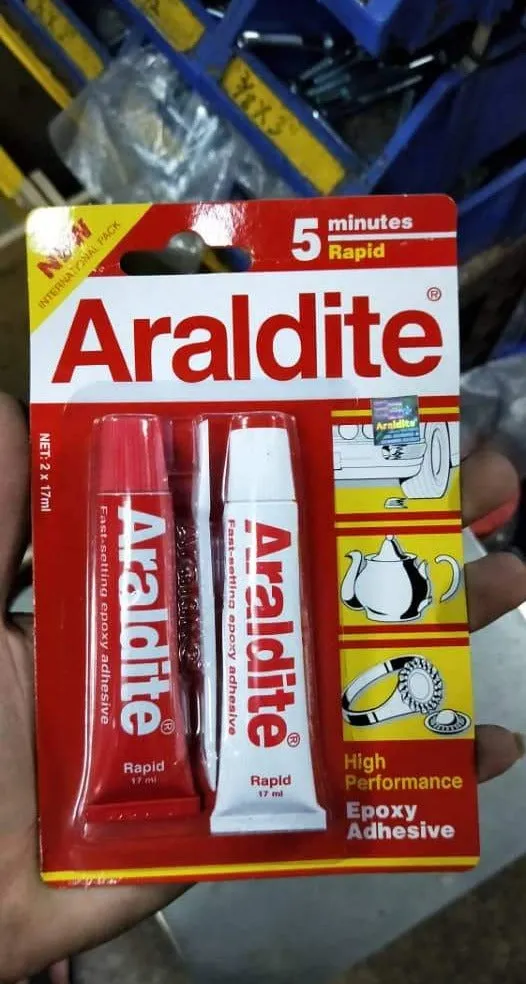 Araldite Red Rapid 5 minutes High performance Epoxy Adhesive | Model : ARALDITE-RED