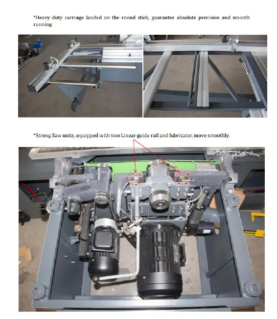Auyu W9D-2.6  8FT (2.6m) Sliding Panel Table Saw (Aeroplane) comes with Dust Collector | Model : W9D-2.6