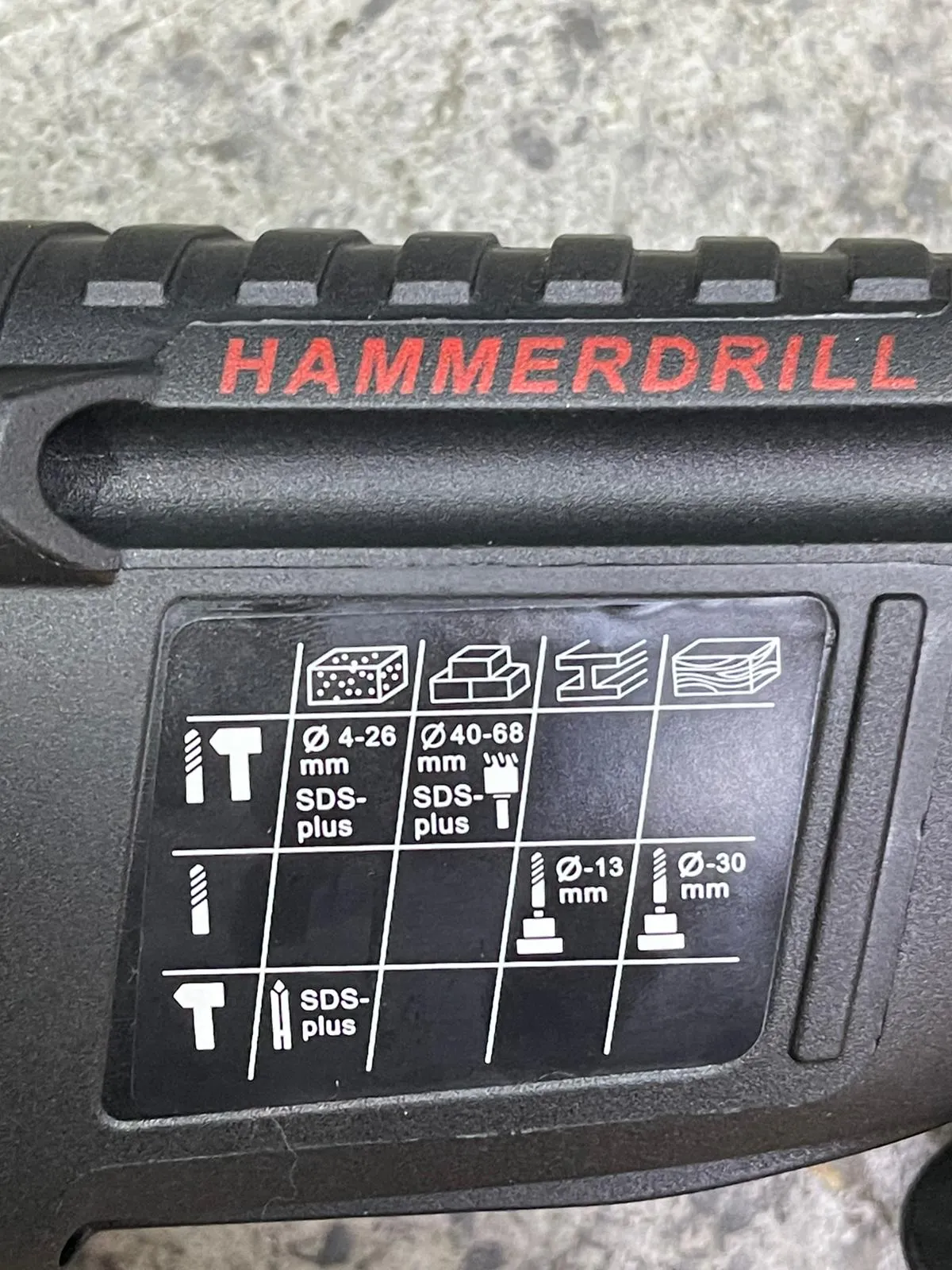 Axm 230/240 v 4.000 bpm Rotary Drill Z1A-Hb-2607Sre | Model : Z1A-HB-2607SRE