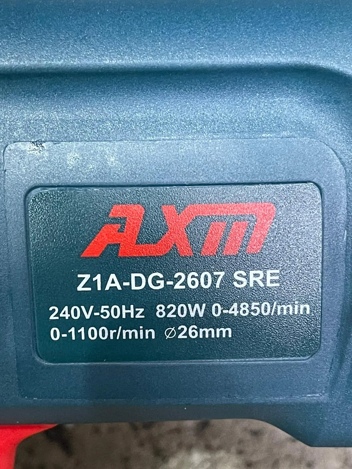Axm 230/240 v 4.000 bpm Rotary Drill Z1A-Hb-2607Sre | Model : Z1A-HB-2607SRE