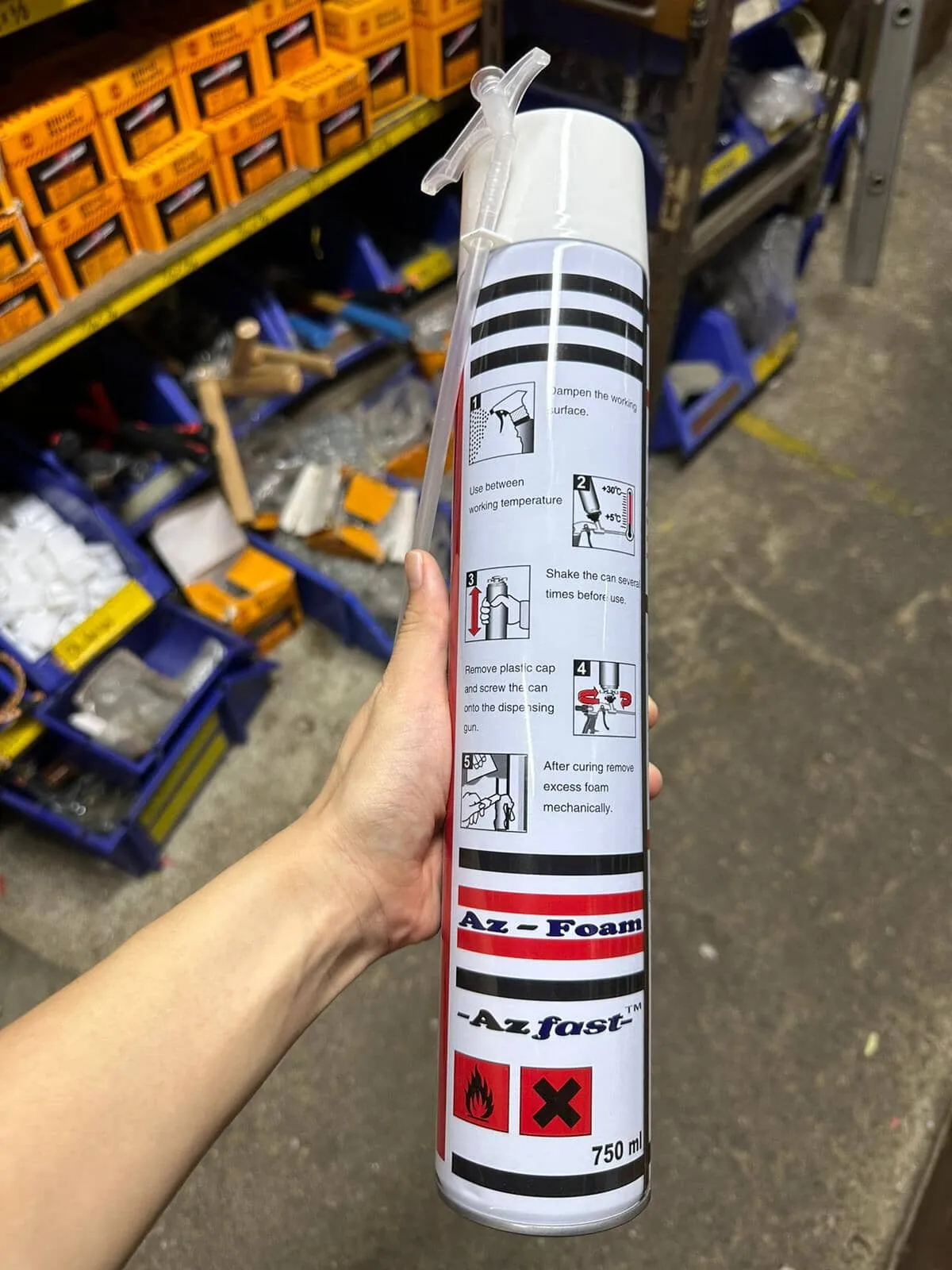 AZ Pu Foam 750ml (Manual Type)