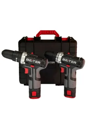 Beiter 16V 32 N.m Cordless Power Impact Driver Drill Two-Poexe Pack | Model : BT420-BTKIT05