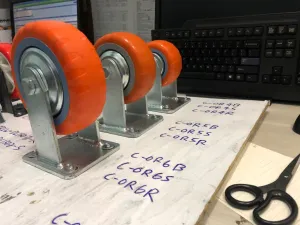 Best Run/OTS Orange PU Castor Wheel 4 5 6 8 | Model : C-OR