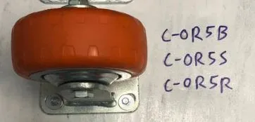 Best Run/OTS Orange PU Castor Wheel 4 5 6 8 | Model : C-OR