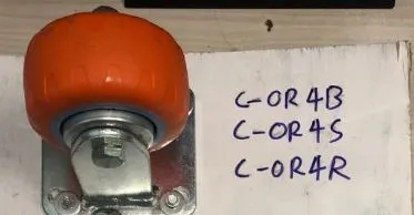 Best Run/OTS Orange PU Castor Wheel 4 5 6 8 | Model : C-OR