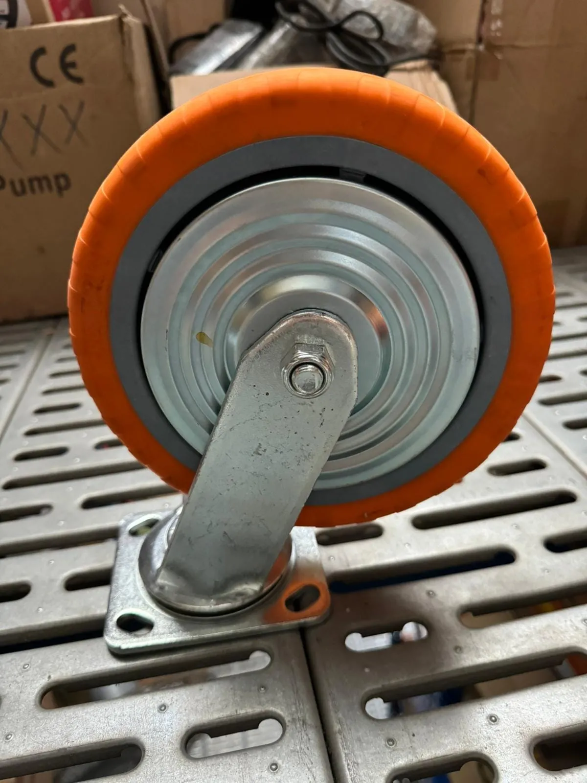 Best Run/OTS Orange PU Castor Wheel 4 5 6 8 | Model : C-OR