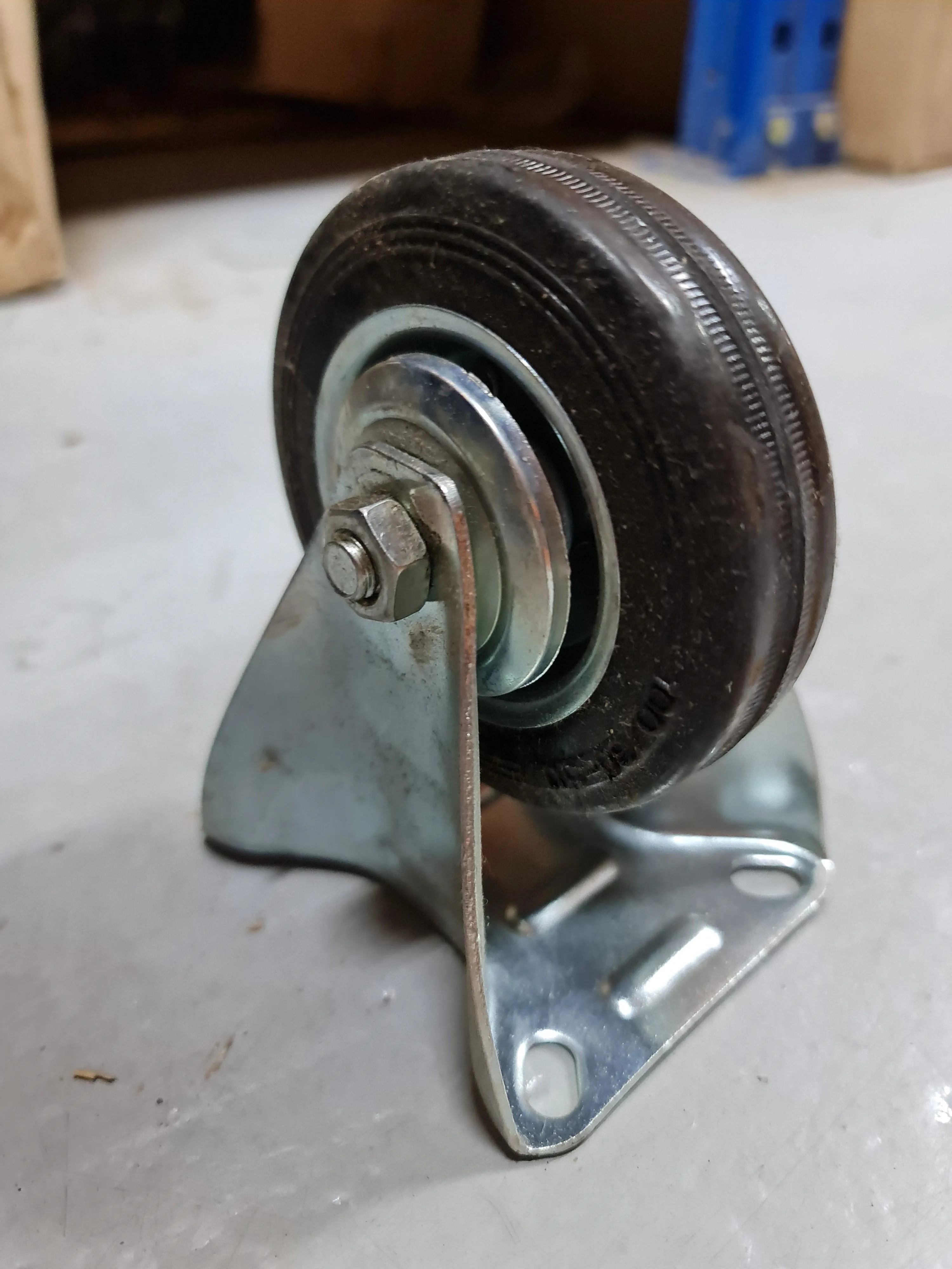 Black Rubber Castor 3. 4. 5 . 6. 8Model : C-11 | Type : Swivel . Brake or Rigid