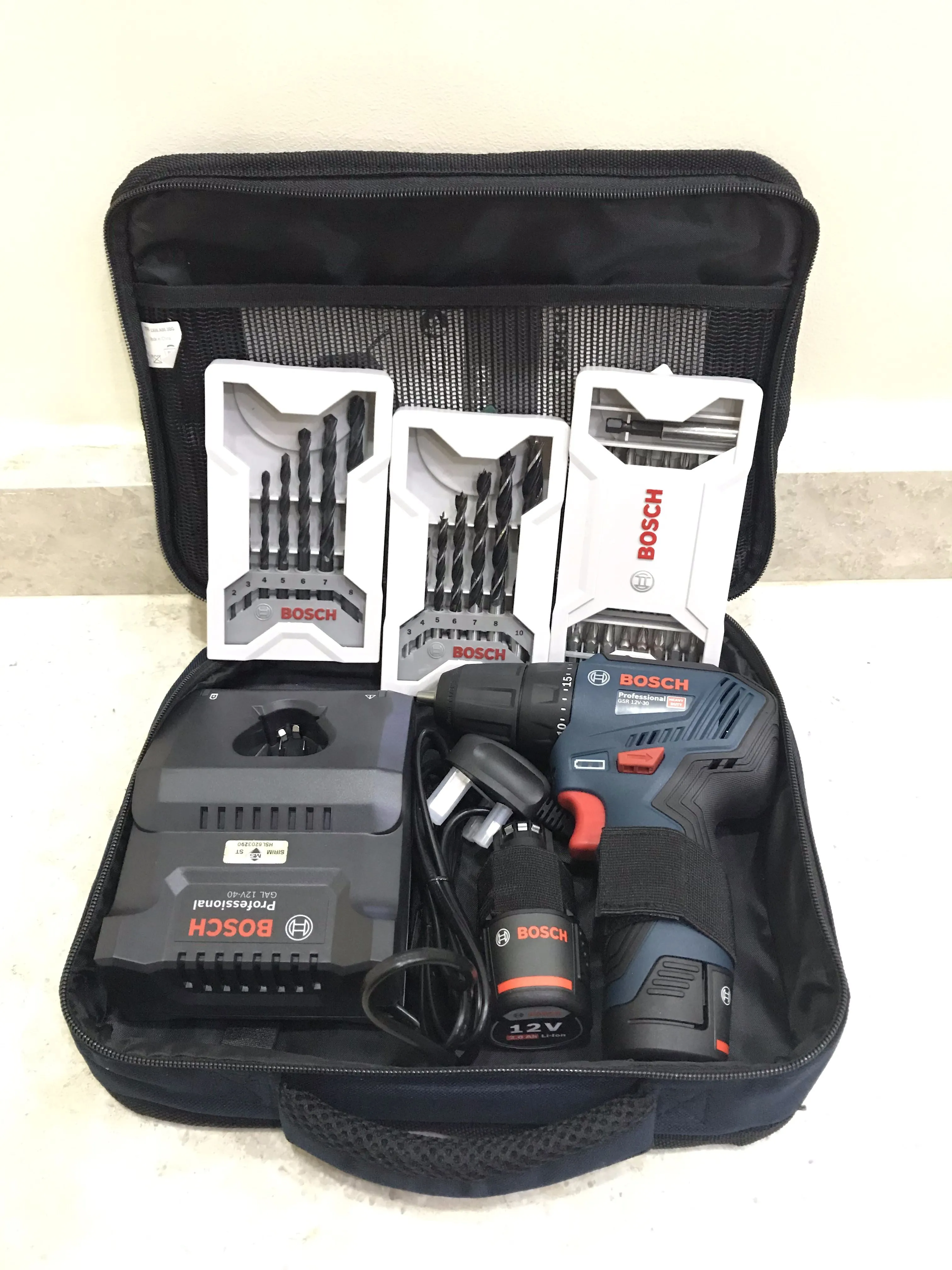 BOSCH 12V 10mm Brushless Driver Drill (Free Accessories) | Model : B-GSR12V-30