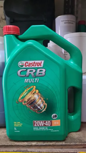 Castrol Engine Oil Crb20W40-5Liters For Diesel Engine Use | Model : OIL-C4005