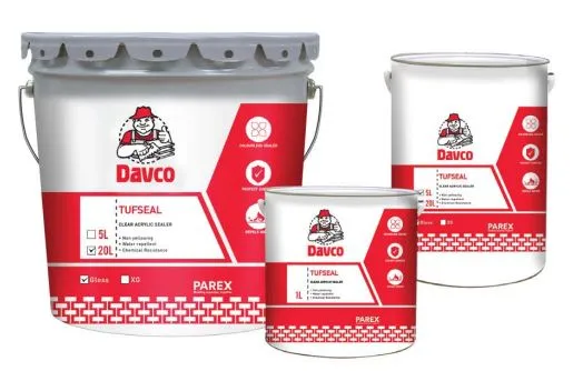 Davco Tufseal 1L and 5L Clear Acrylic Sealer | Model : DAVCO-TCAS