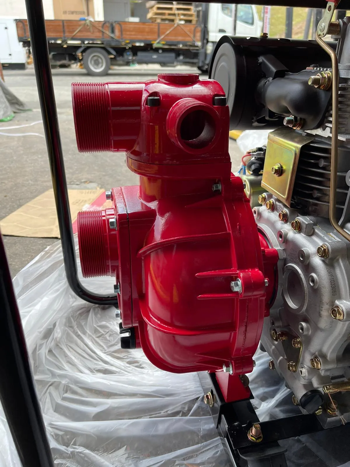 Denko 3 Diesel Water Pump With Electric Start C/W Ns40 Battery | Model : WP-KDP30HXE