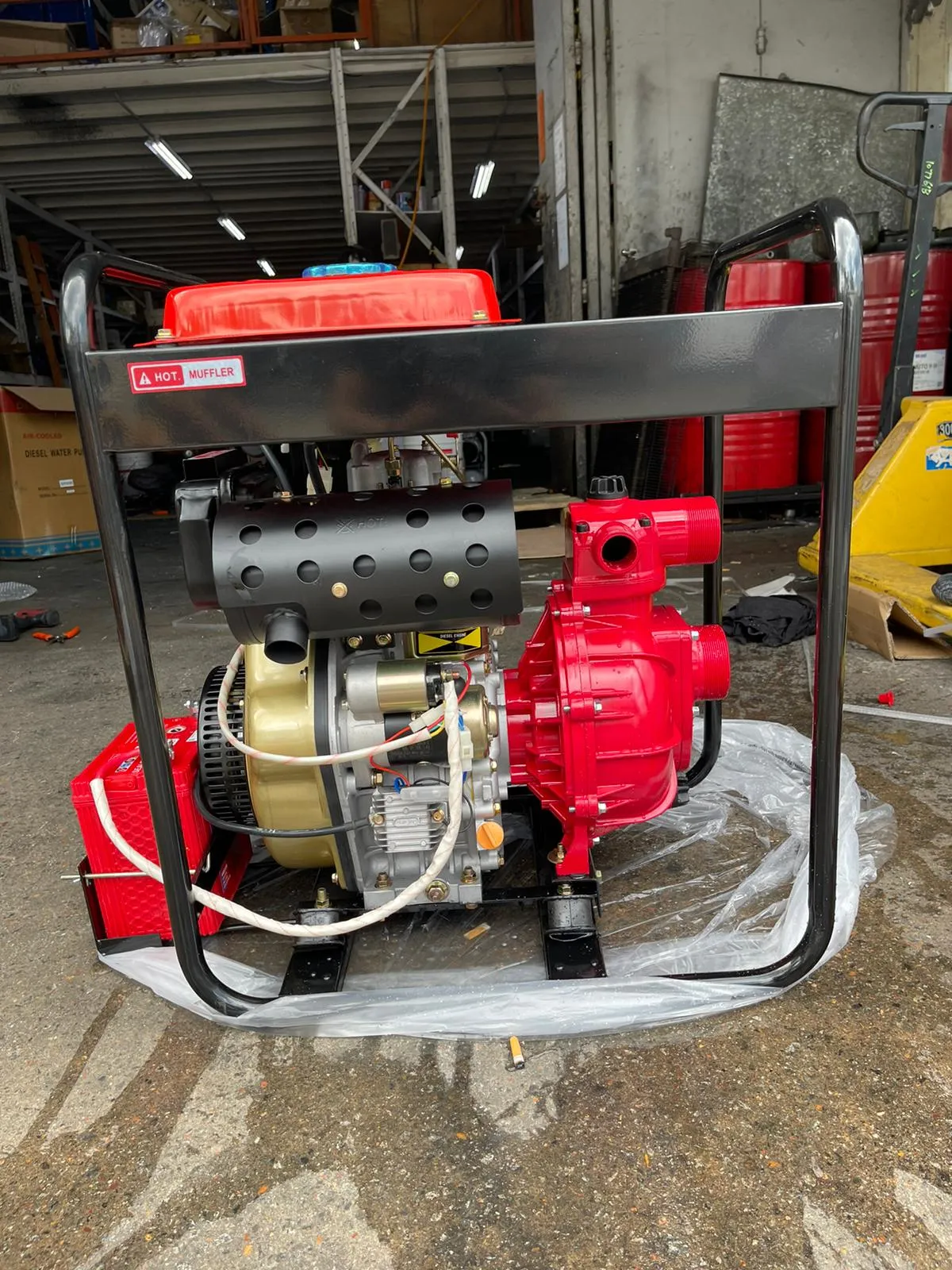Denko 3 Diesel Water Pump With Electric Start C/W Ns40 Battery | Model : WP-KDP30HXE