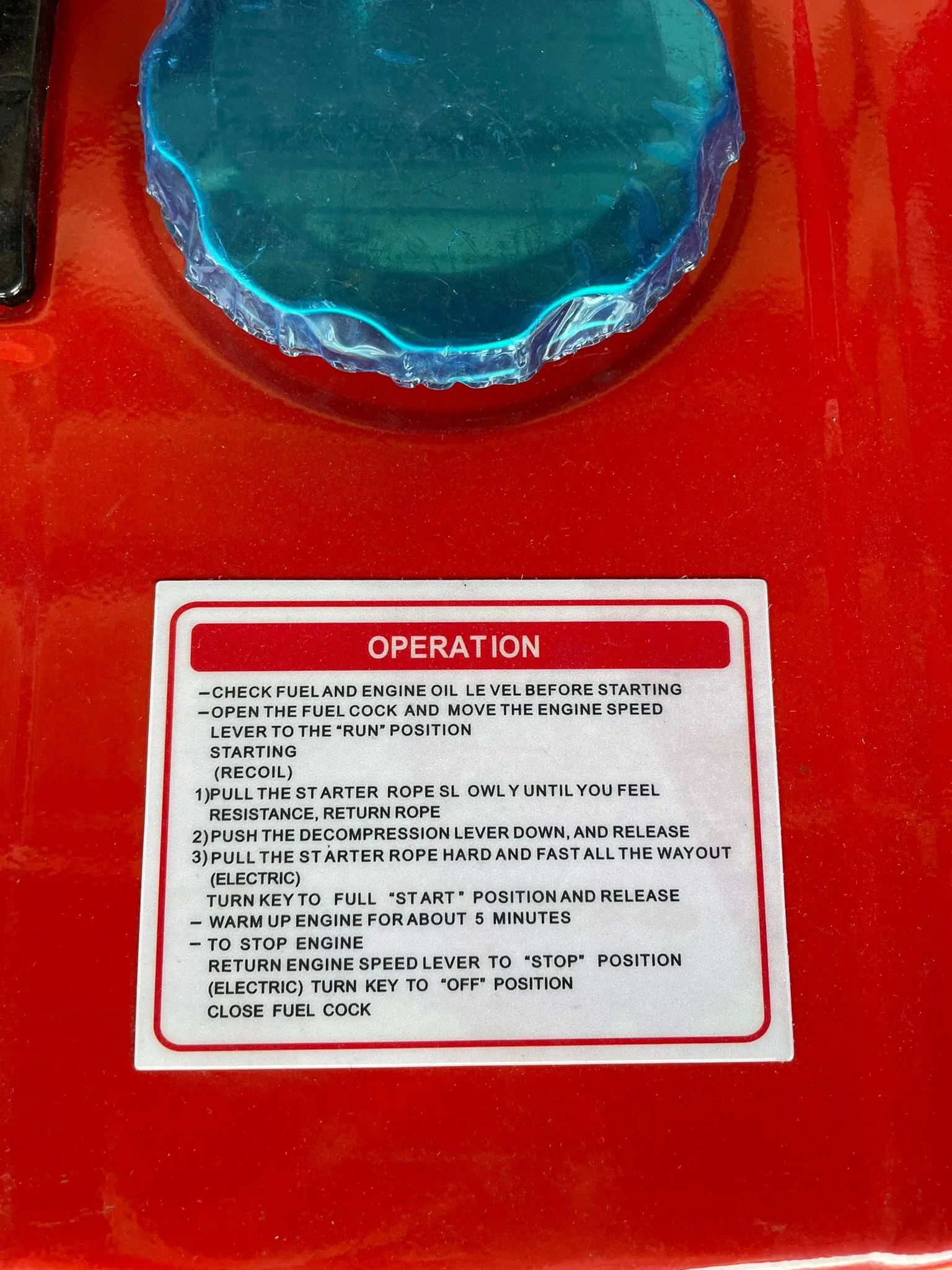 Denko 3 Diesel Water Pump With Electric Start | Model : KDP30XE