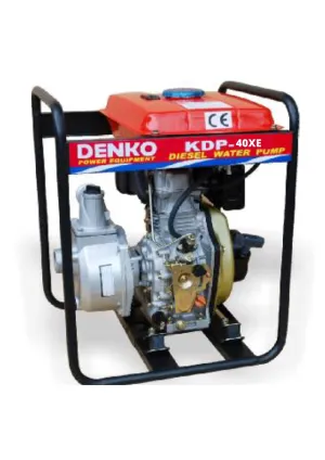 Denko 4  Diesel Water Pump Come with Battery | Model : KDP40XE