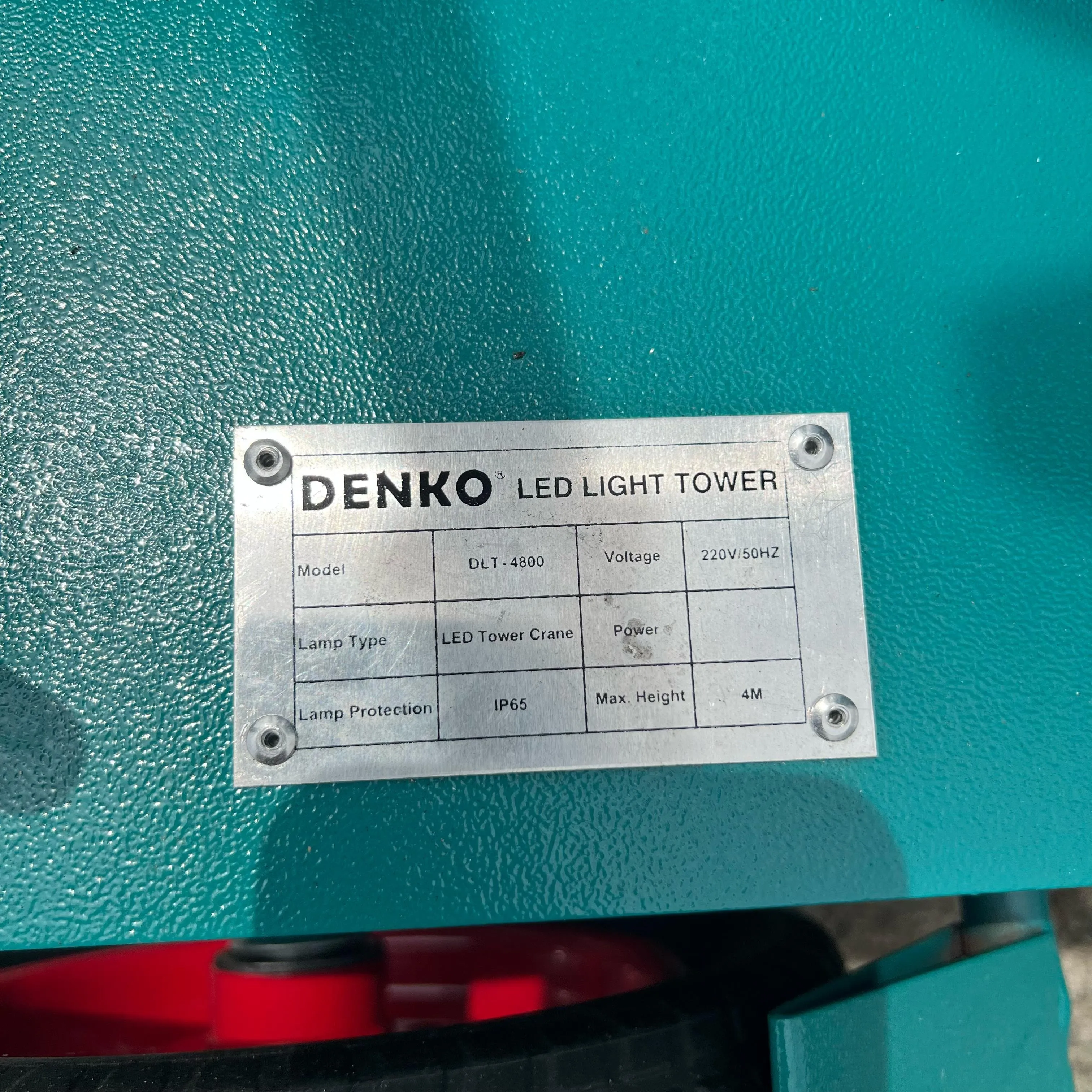 Denko 4x400W Tower Light Come With Denko Generator KDE6500T & NS40 Battery | Model : LT800LED KDE6500T